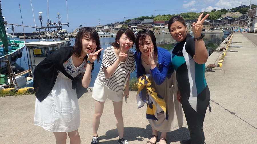 お着替えとお会計の様子